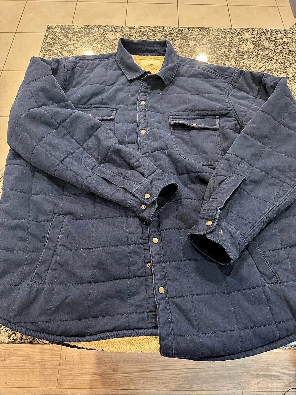 Sonoma Lifestyle Men's Quilted Sherpa-Lined Jacket XXL